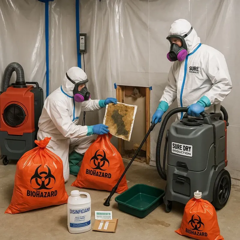 Contaminated Water Handling Protocols process in Madison County, TX